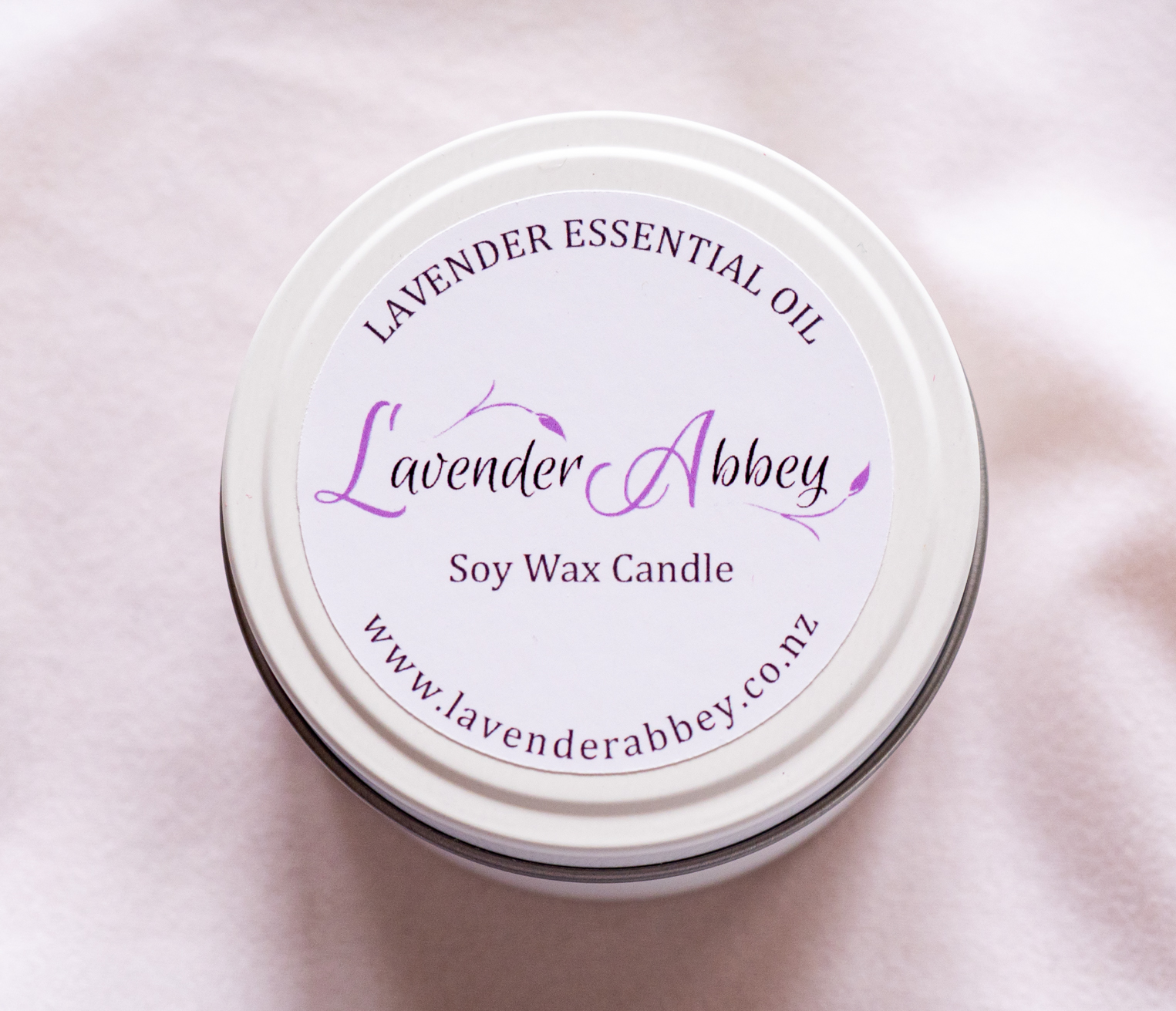 Lavender Soy Wax Candle Lavender Abbey